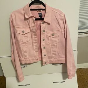 Gap pink denim jacket